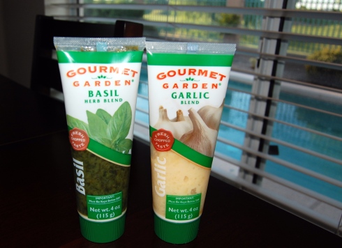 Herbs in squeeze tube's
