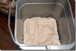 The dough is ready to come out